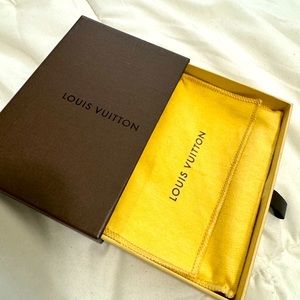 Louis Vuitton card Wallet box and dustbag